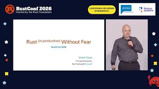 Victor Ciura: Sponsor Lightning Talk: Rust (in production) Without Fear | RustConf 2026