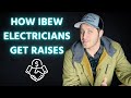 How do raises work for union electricians