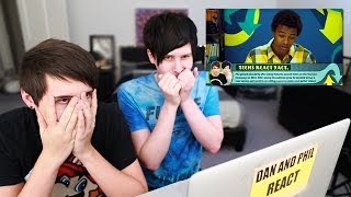 Dan and Phil react to Teens React to Dan and Phil