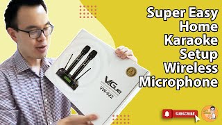 Super Easy Home Karaoke Setup Wireless Microphone (Vegue) using a Sound Mixer for Beginners [2021]