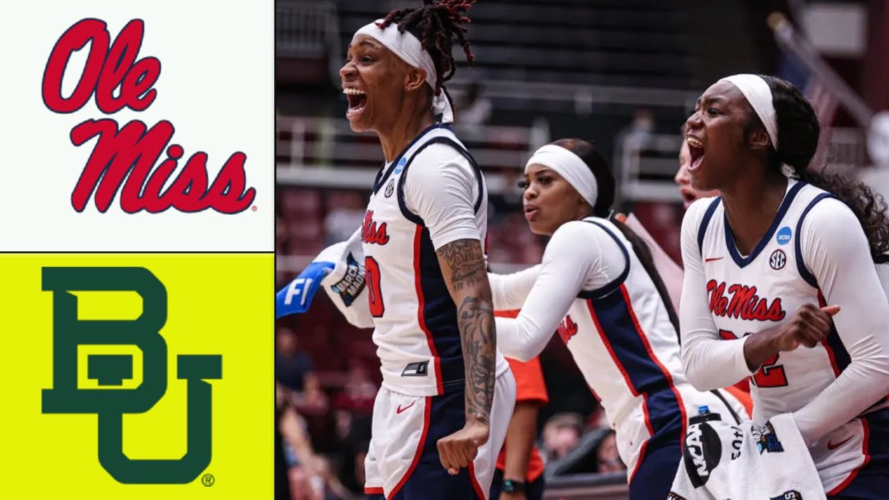 Ole Miss Rebels vs Baylor Bears Full GAME Mar 23,2025 | Women's Basketball