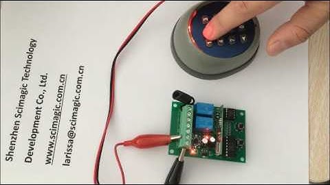 2 Channel 433.92mhz Digital Keypad for 2 Channel Receiver