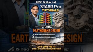 STAAD PRO TUTORIALS || R.C.C. DESIGN DETAILING || SEISMIC ANALYSIS || IS 456:200 || IS 1893:PART 1