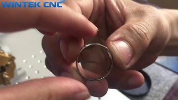Ring inside and outside engraving/marking by fiber laser marking machine