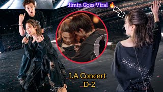 🔴 Jimin's Half-Up Hairstyle Broke the Internet, at LA concert day 2 