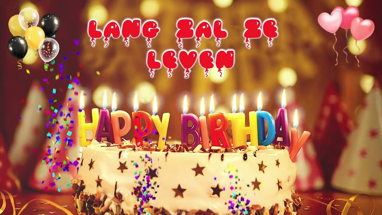 Happy birthday — Verjaardag