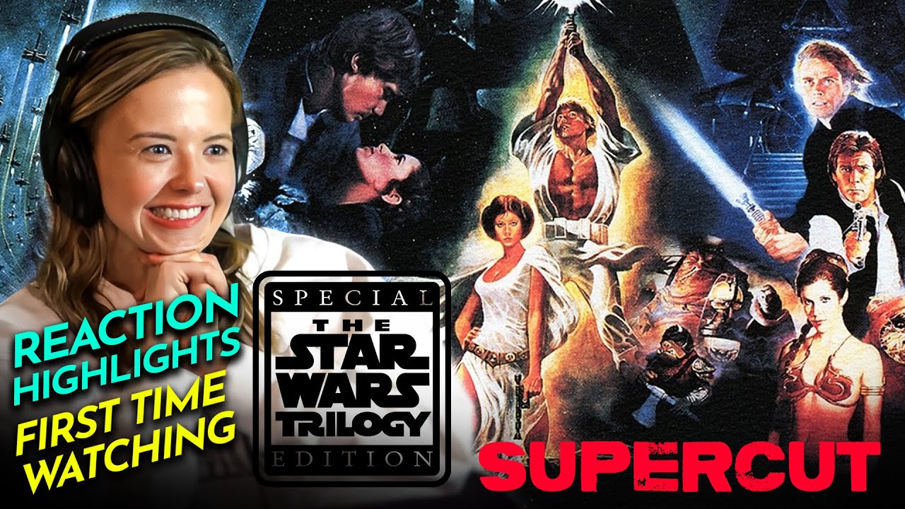 Mia loves the STAR WARS ORIGINAL TRILOGY (1977-1983) Movie Reaction FIRST TIME WATCHING - SUPERCUT