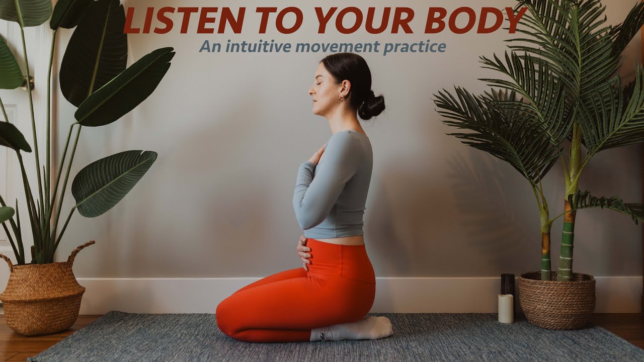 Yoga to Connect with Your Body | Trauma Informed Yoga - YouTube