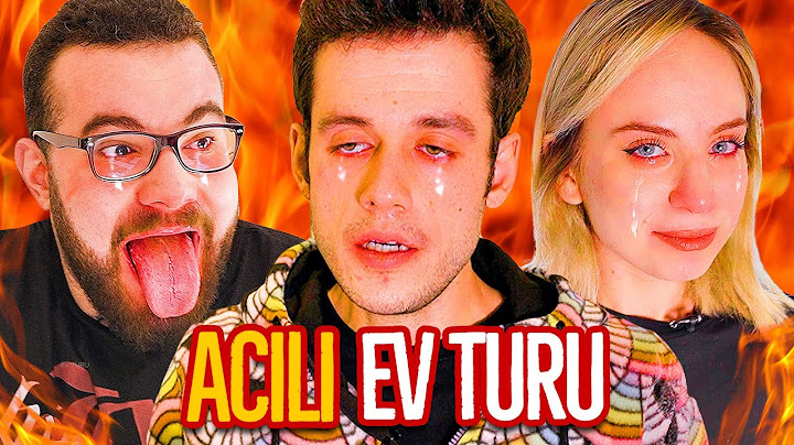 ACILI EV TURU! @CemreSolmaz  @TunaTavus @orkunisitmak
