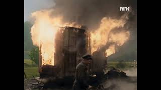 Setesdal Line Carriage Burned (1963) [Colourised]
