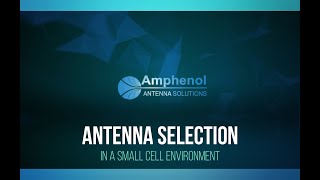 Amphenol Small Cell Antenna Selection