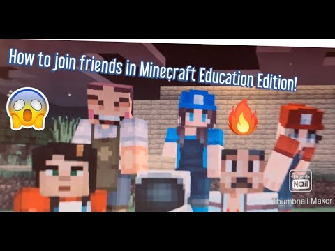 How to join your friends in Minecraft Education Edition! - YouTube