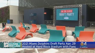 Dolphins To Host Live NFL Draft Party At Hard Rock Stadium