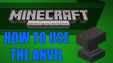 Xbox 360 Minecraft- Title Update 14: HOW TO USE THE ANVIL!