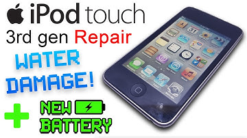 Fixing an iPod touch 3rd gen with no power and faulty buttons + battery and screen replacement