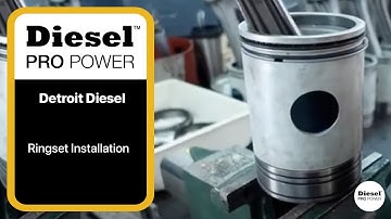 Detroit Diesel Ring Set Installation - DIESELPRO.COM