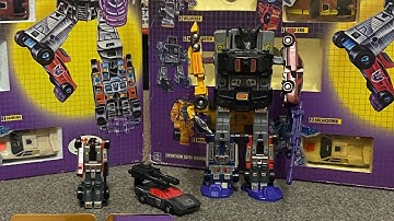 Transformers generation one wildrider review G1 complete collection variant combiner menasor box moc