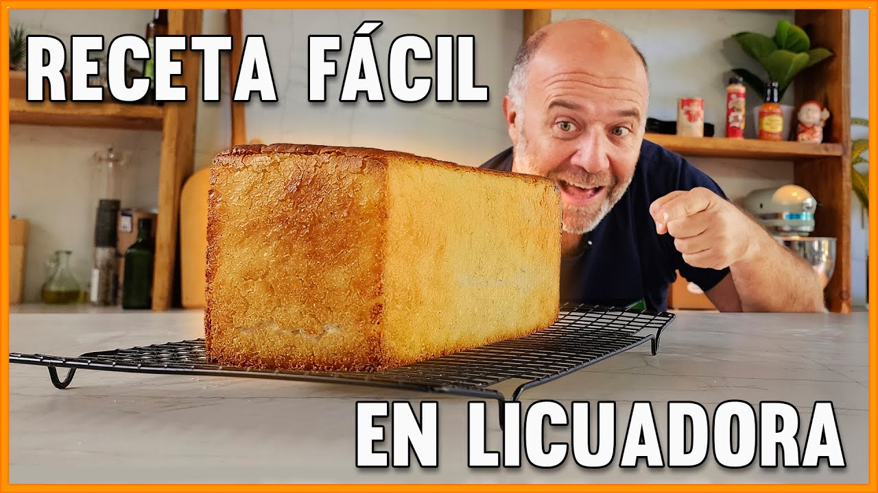 ¡Pan de arroz sin gluten! Receta fácil en licuadora