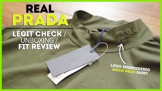 LEGIT PRADA Shirt | How to tell + unboxing & fit review!