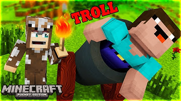 NOOB BỊ BẮN LÊN CAO 1000 MÉT BẰNG ĐẠI BÁC TNT TRONG MINECRAFT PE (Noob sinh tồn  MCPE)  #4