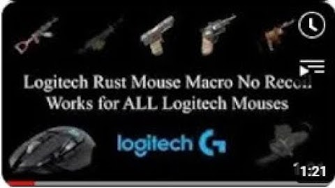 NEW RUST NO RECOIL MACRO FOR RAZER AND LOGITECH 1MS !! DISCOUNT ONLY 9$ ALL GUNS