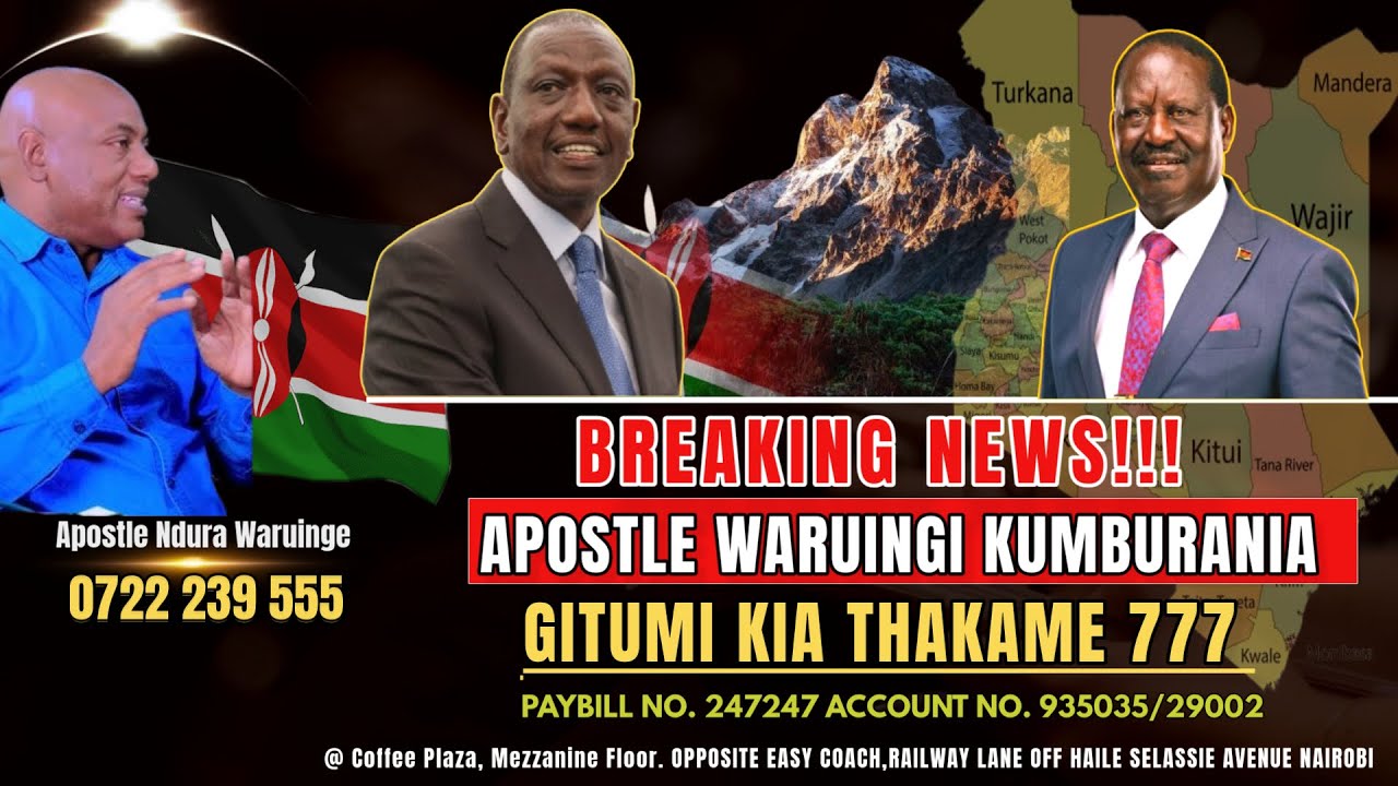 APOSTLE WARUINGI KUMBURANIA GITUMI KIA THAKAME 777 | Apostle Ndura Waruinge | Bethel Clouds TV