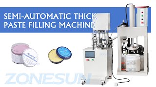 Semi Automatic High Viscosity Paste Filling Machine With Hydraulic Discharge System