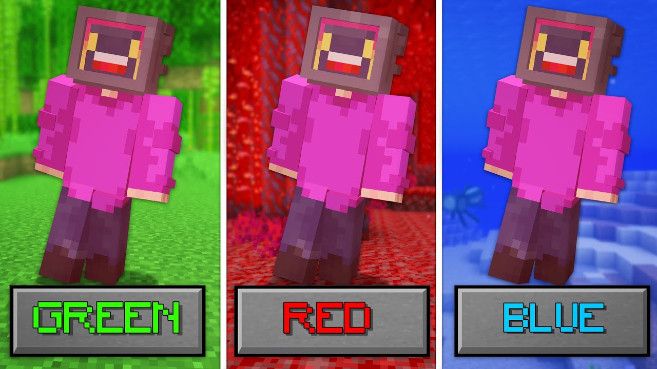 Minecraft, BUT You Cant Touch ANY COLOR!