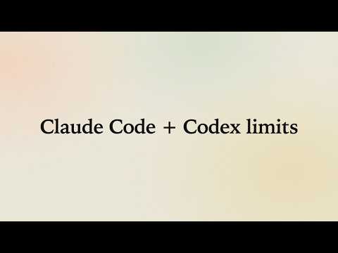 Claude Code + Codex Usage Monitor: Will You Run Out Before the Reset?