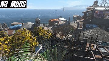 Spectacle Island Junk Settlement - FALLOUT 4 (no mods)