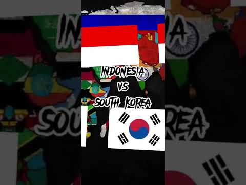 Indonesia vs. South Korea | Country Comparison #shorts