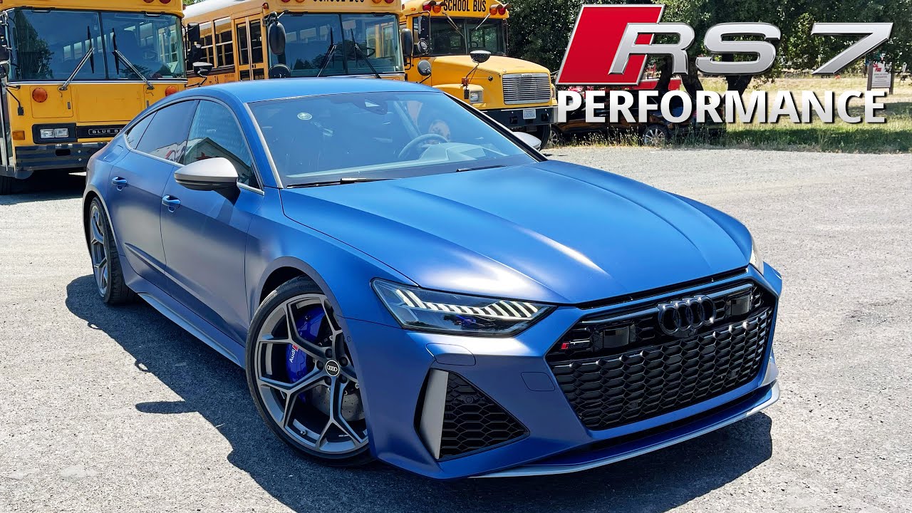 ⁣2024 AUDI RS7 PERFORMANCE // REVIEW 0-100 & 0-60 in 2.xx