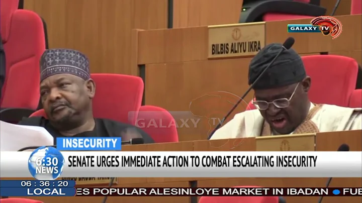 SENATE URGES IMMEDIATE ACTION TO COMBAT ESCALATING INSECURITY
