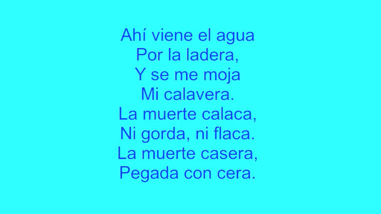 Poemas Del Dia De Muertos Que Rimen www.youtube.com