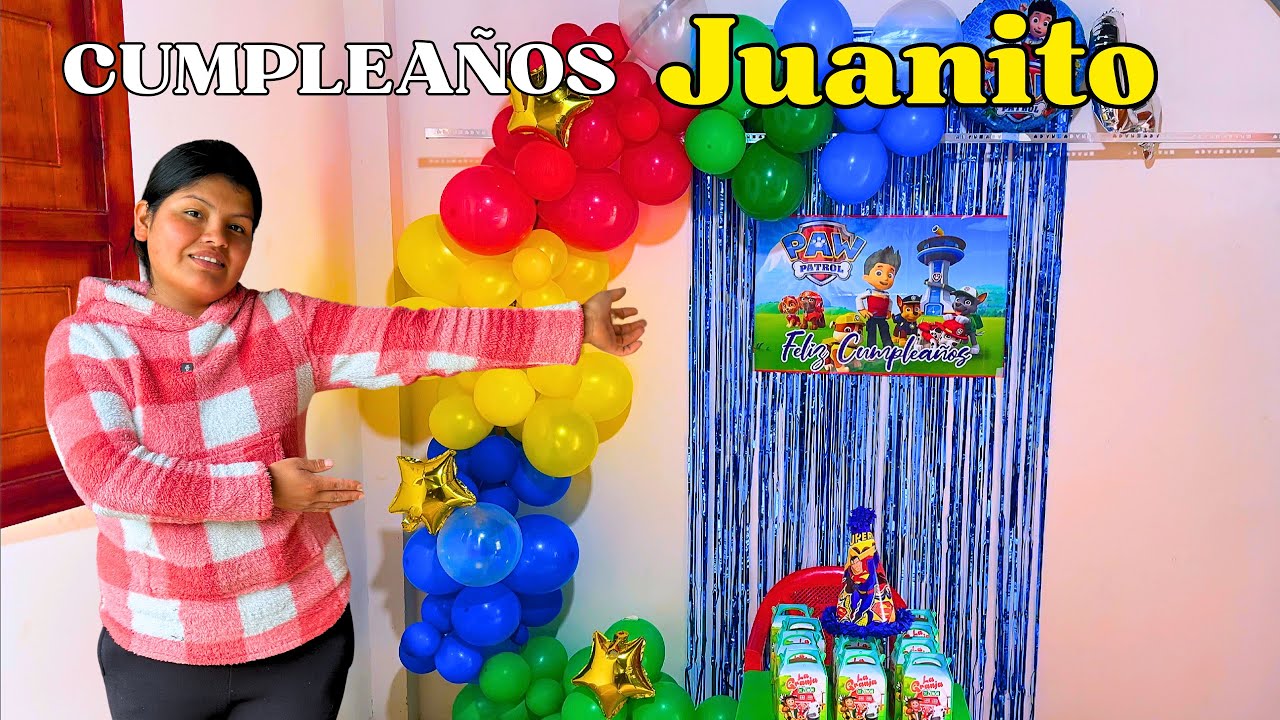 Esto es todo lo que compre para el cumpleaños de Juanito - NATHALIA