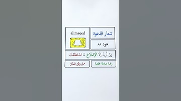 شعار الدعوة (سورة هود آية 88)