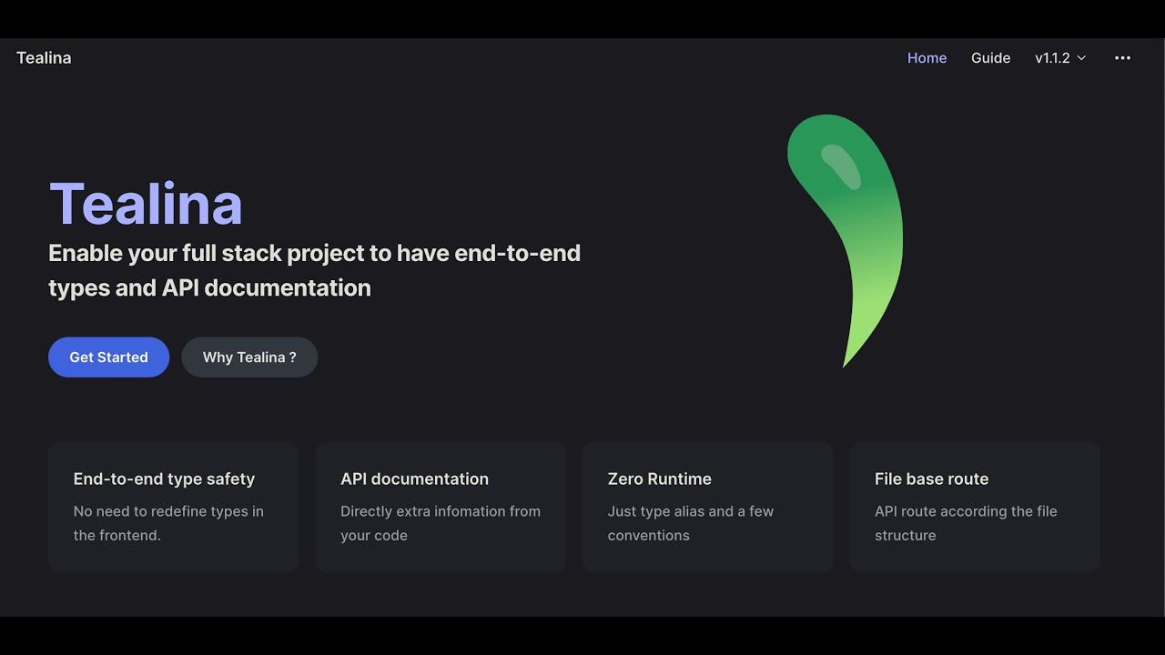 Themina Api Tealina: Implements end-to-end types and API documentation - YouTube