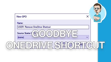 Remove Microsoft OneDrive Shortcut with a Group Policy!