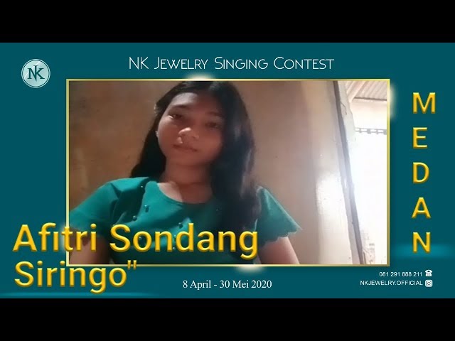 Afitri Sondang Siringo - Kontestan dari Medan | Kali Kedua - Raisa (Cover) class=