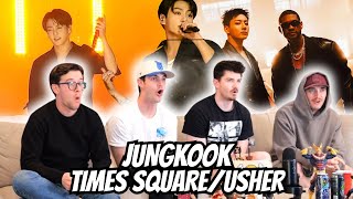 Happy Birthday Jungkook🥳…Jungkook Times Square/Usher Feature Performance REACTION