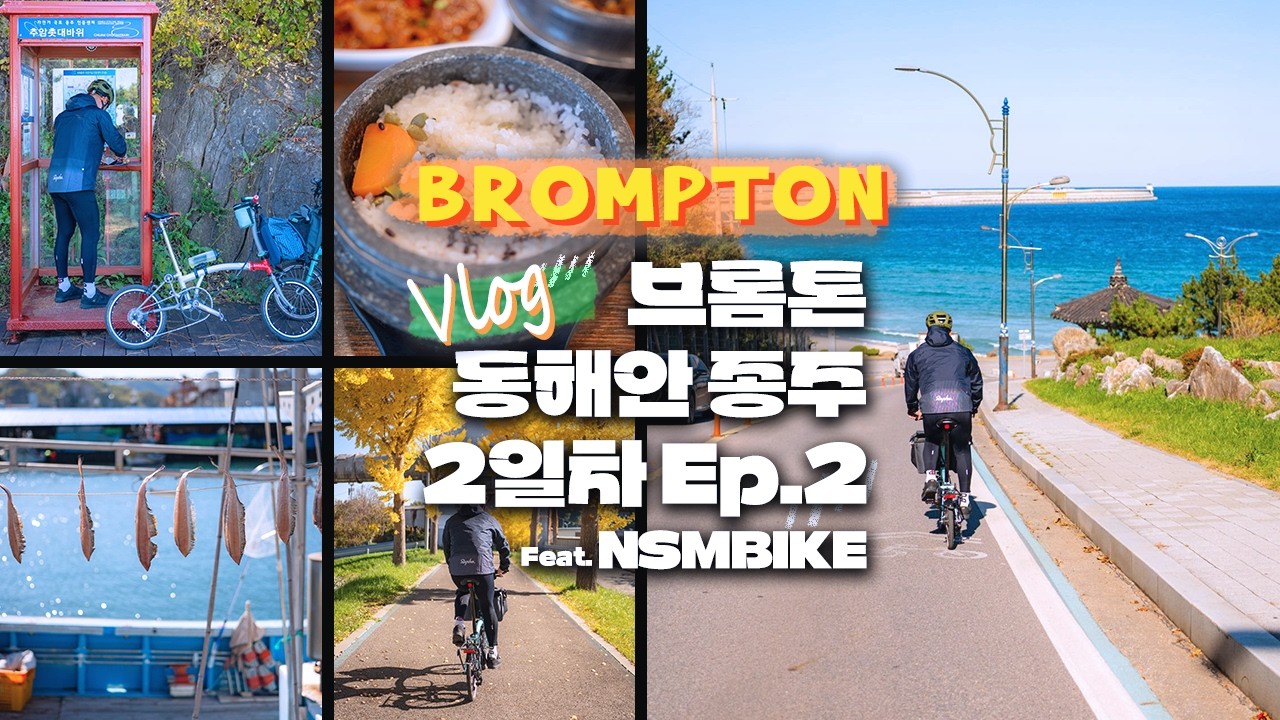 [2일차 Ep.02] 브롬톤 동해안 종주 ㅣ 한재공원 - 추암촛대바위