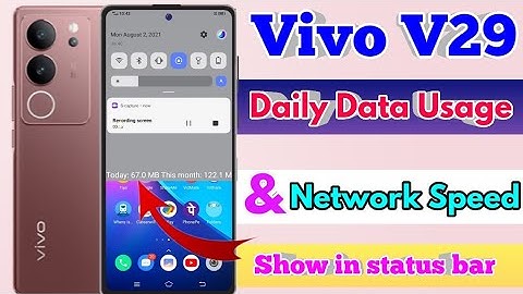 vivo v29 data usage settings, vivo v29 data speed setting, vivo v29 data usage show