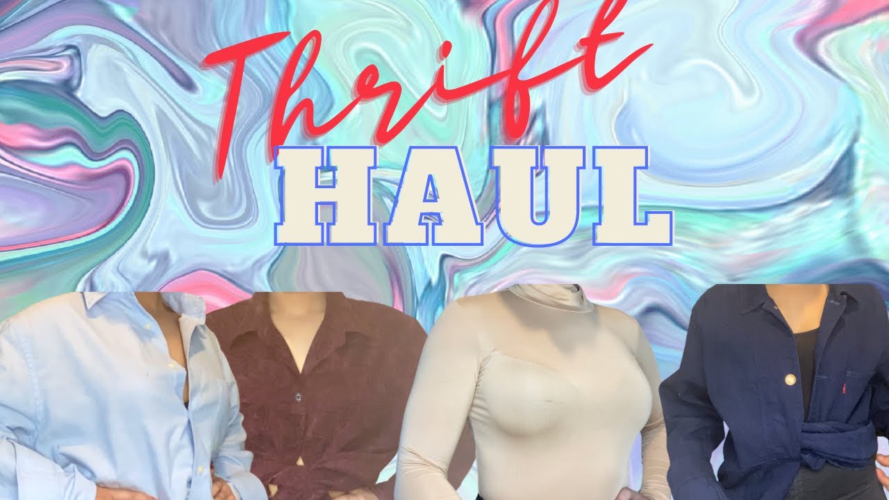 Fall 2021 Thrift Haul Trends + Try On - YouTube