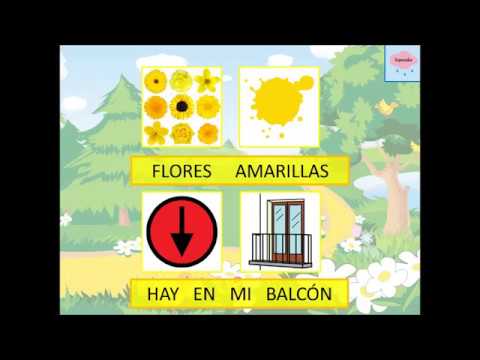 Canción con pictogramas Primavera