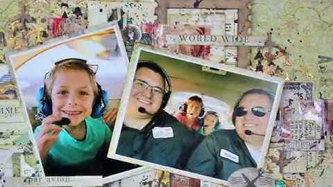 Mixedmedia layout - Scrapbooking Tutorial - "Flying" by Heather Thompson