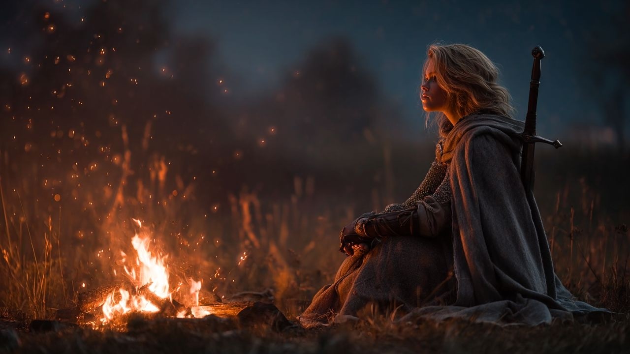 Peaceful Fantasy Music | Campfire Ambience | Medieval Fantasy Music for Reading & Writing