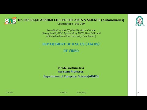 DT Video | OOPs with Python | SNS Institutions