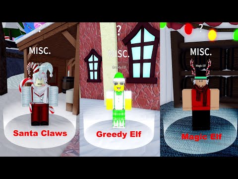 Santa Claws, Greedy Elf, Magic Elf NPC Locations 
