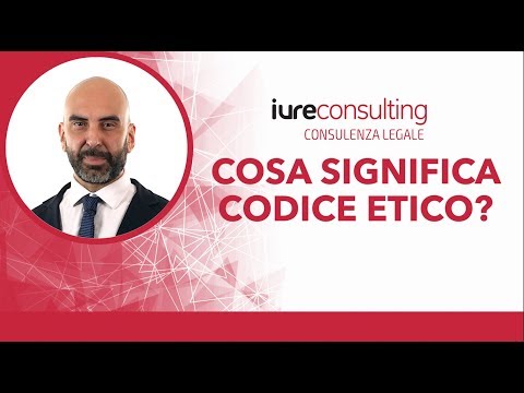 Video: Quali sono le disposizioni del Codice Etico ANA?