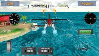Sea Plane Flight Simulator 3D Gameplay HD (ios/Android) screenshot 2